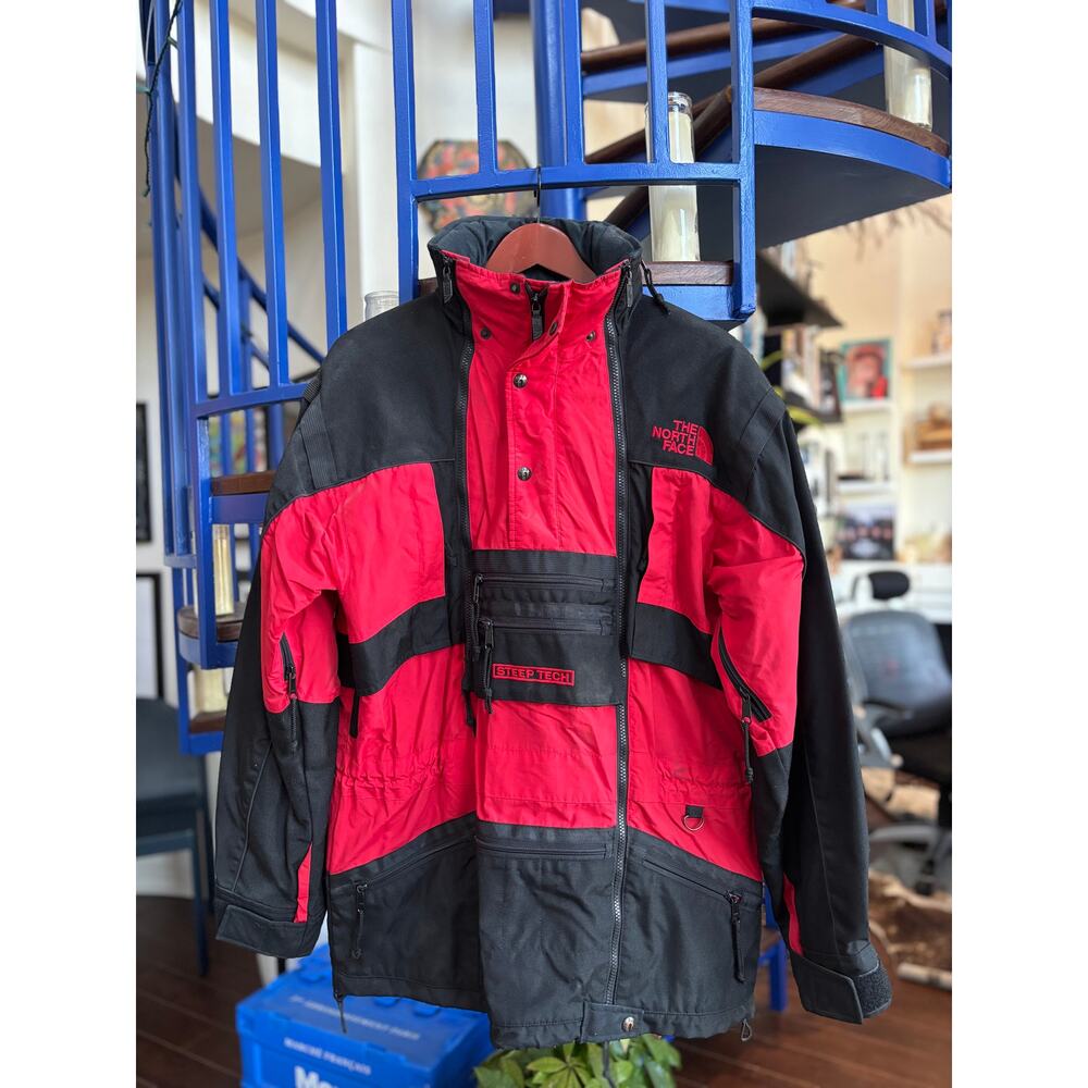 The North Face Steep Tech Jacket Red Black  – Men’s XL